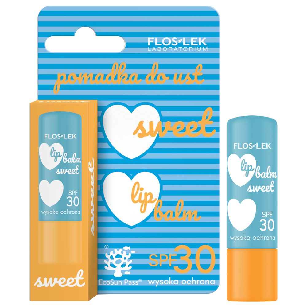 Floslek Lip Care Sweet SPF 30 pomadka do ust 4 g