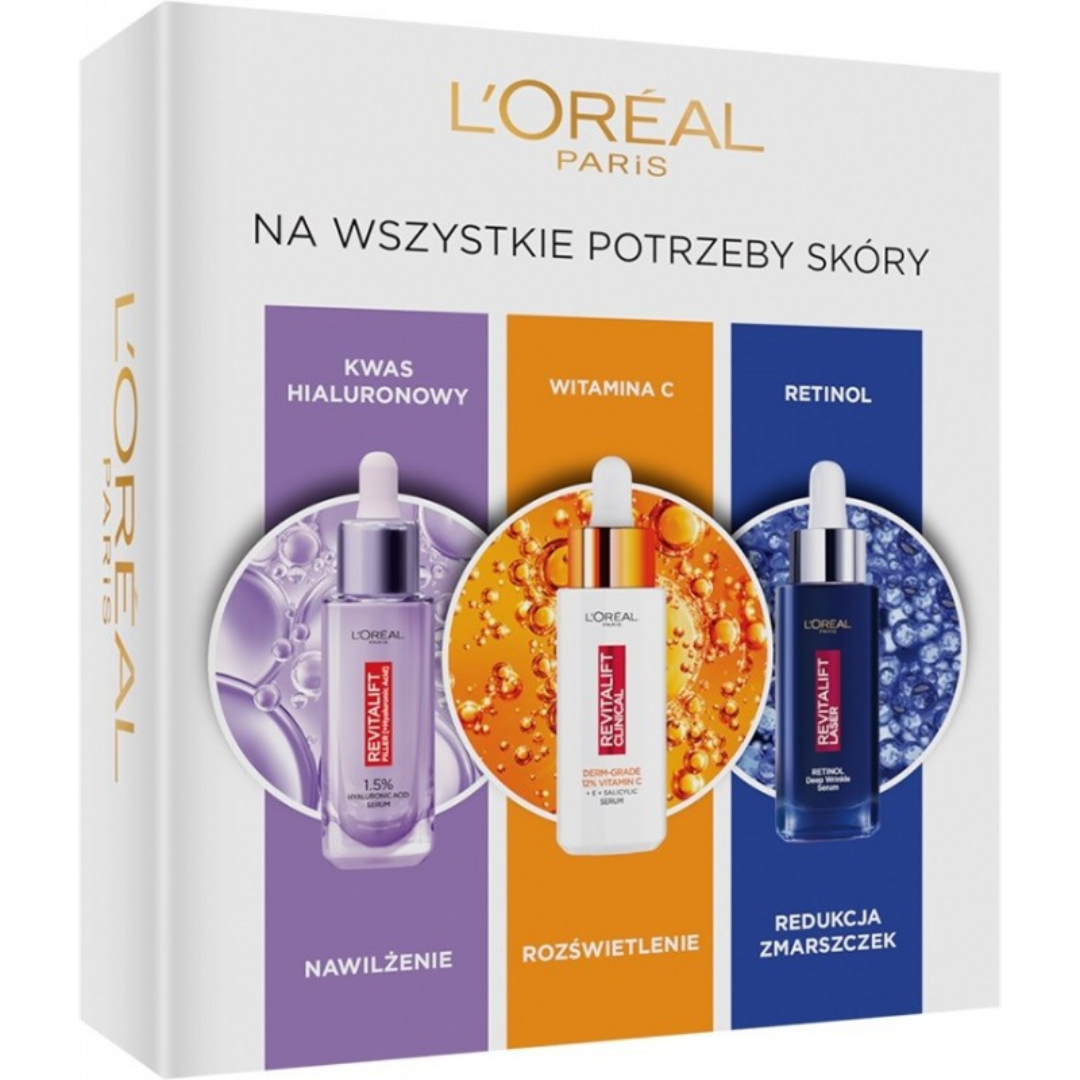 Zestaw L'OREAL REVITALIFT serum X24 main product photo