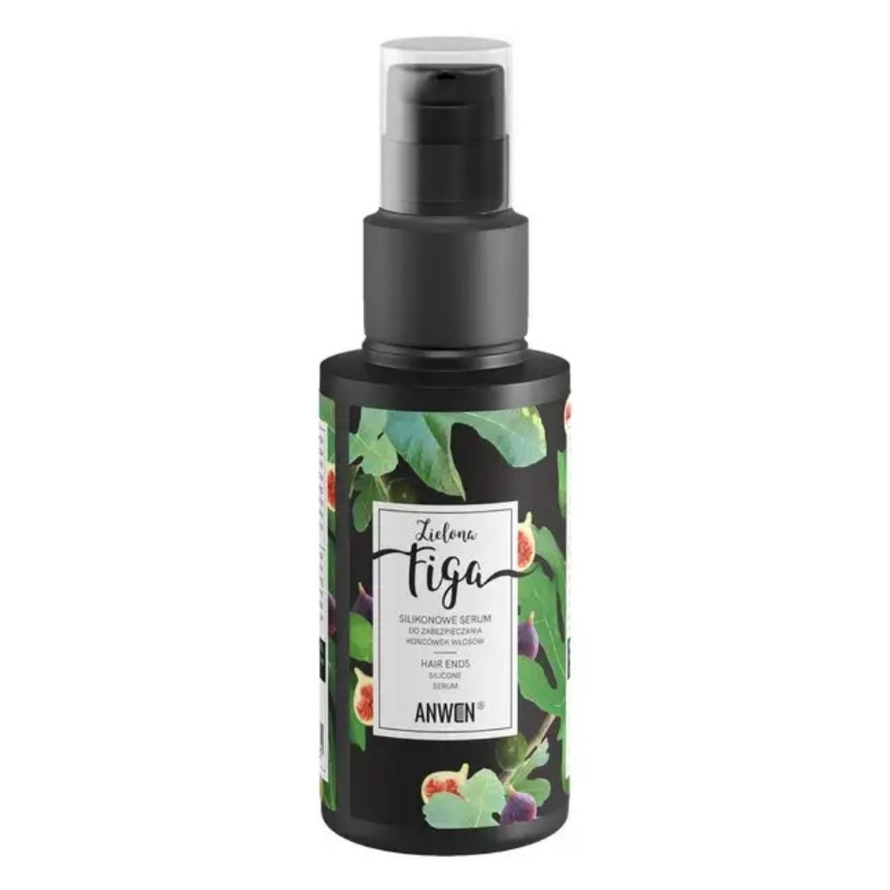Anwen silikonowe serum do zabezpieczania końcówek Zielona Figa 50 ml
