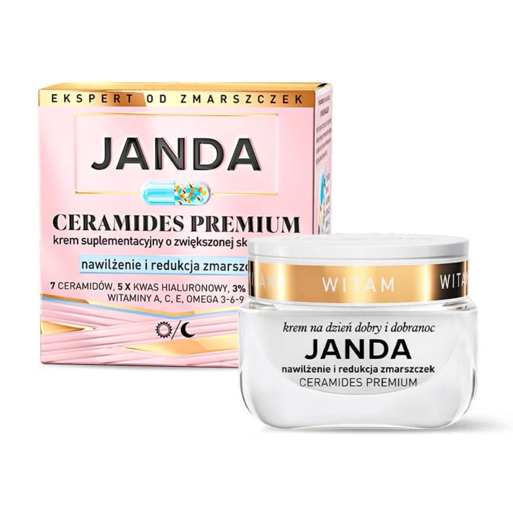 Janda Ceramides Premium Krem nawilżenie i redukcja zmarszczek 50ml