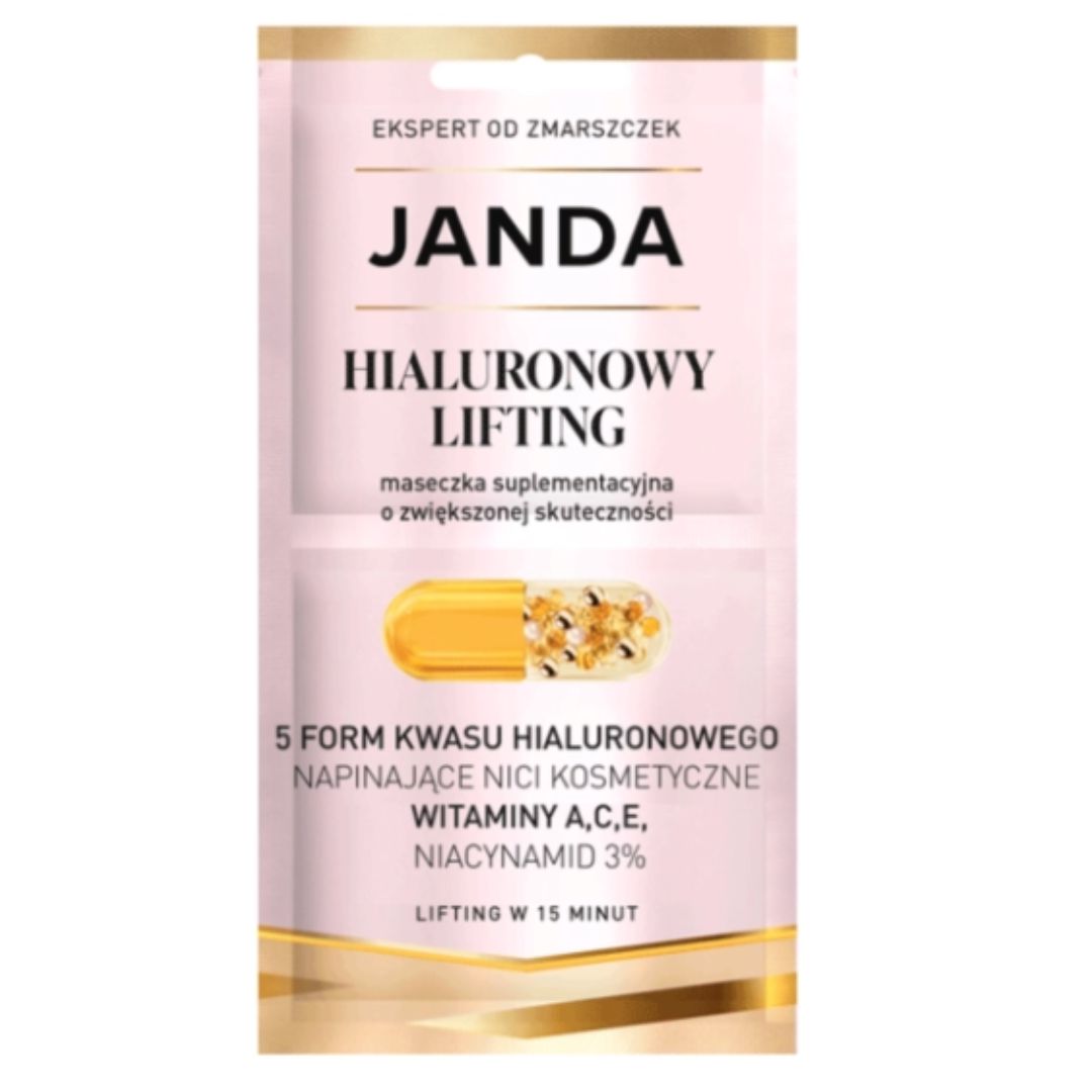 Janda maseczka suplementacyjna Hialuronowy Lifting 2 x 4 ml