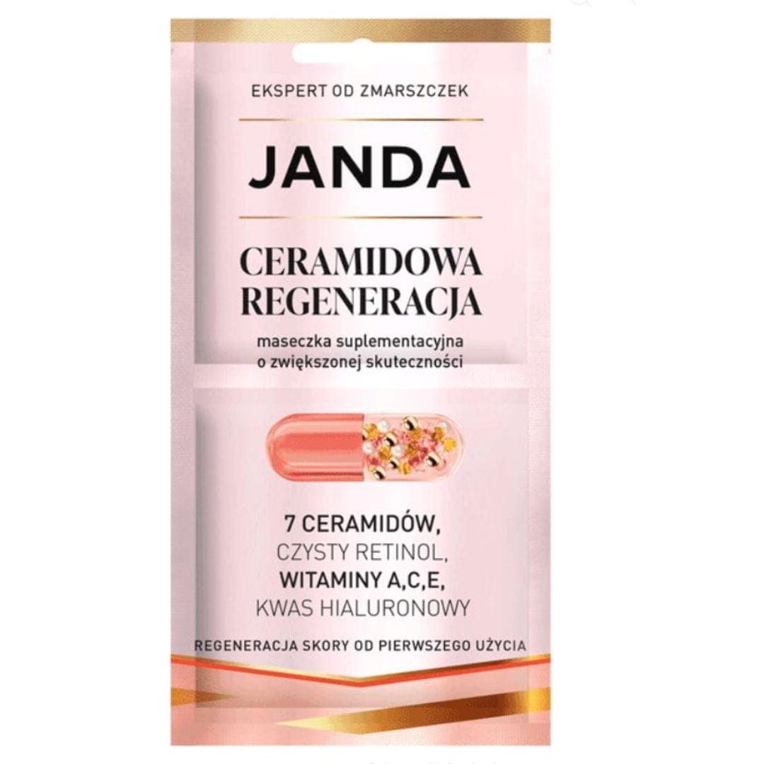 Janda maseczka suplementacyjna Ceramidowa Regeneracja 2 x 4 ml