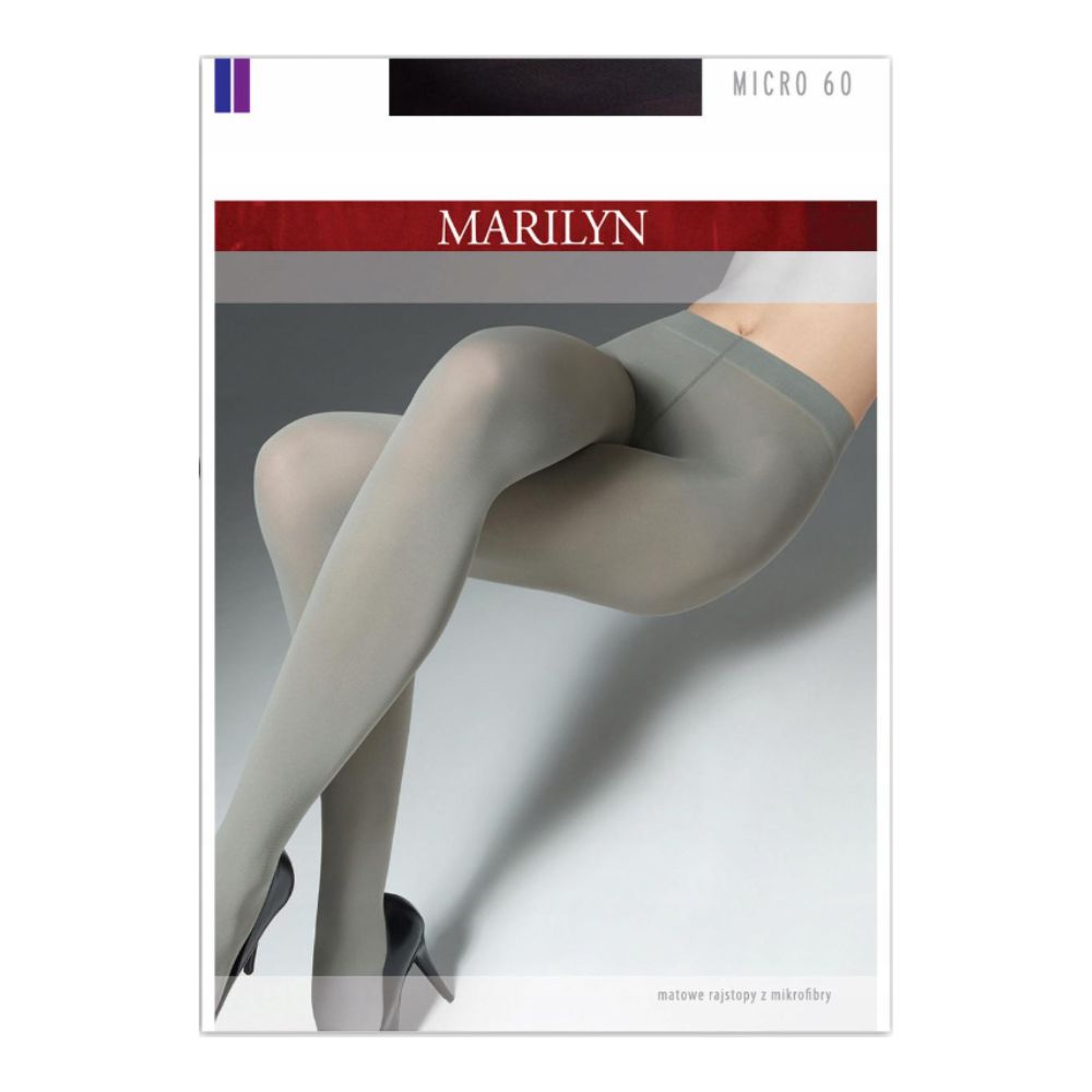 Marilyn Micro rajstopy z mikrofibry Nero 60 5/XL