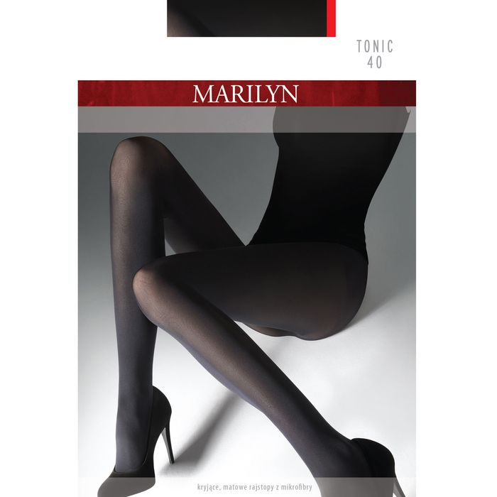 MARILYN TONIC RAJSTOPY 40 NERO 5/XL main product photo