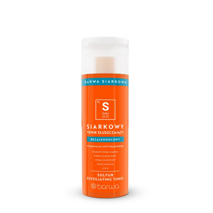 Barwa Siarkowa siarkowy tonik złuszczający bezalkoholowy 200 ml main product photo