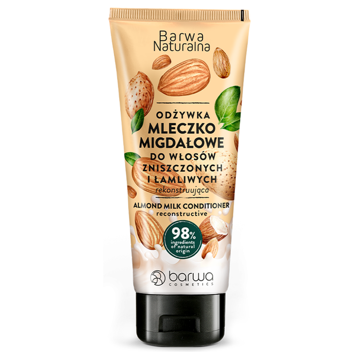 Barwa Naturalna migdałowa odżywka do włosów 200 ml main product photo