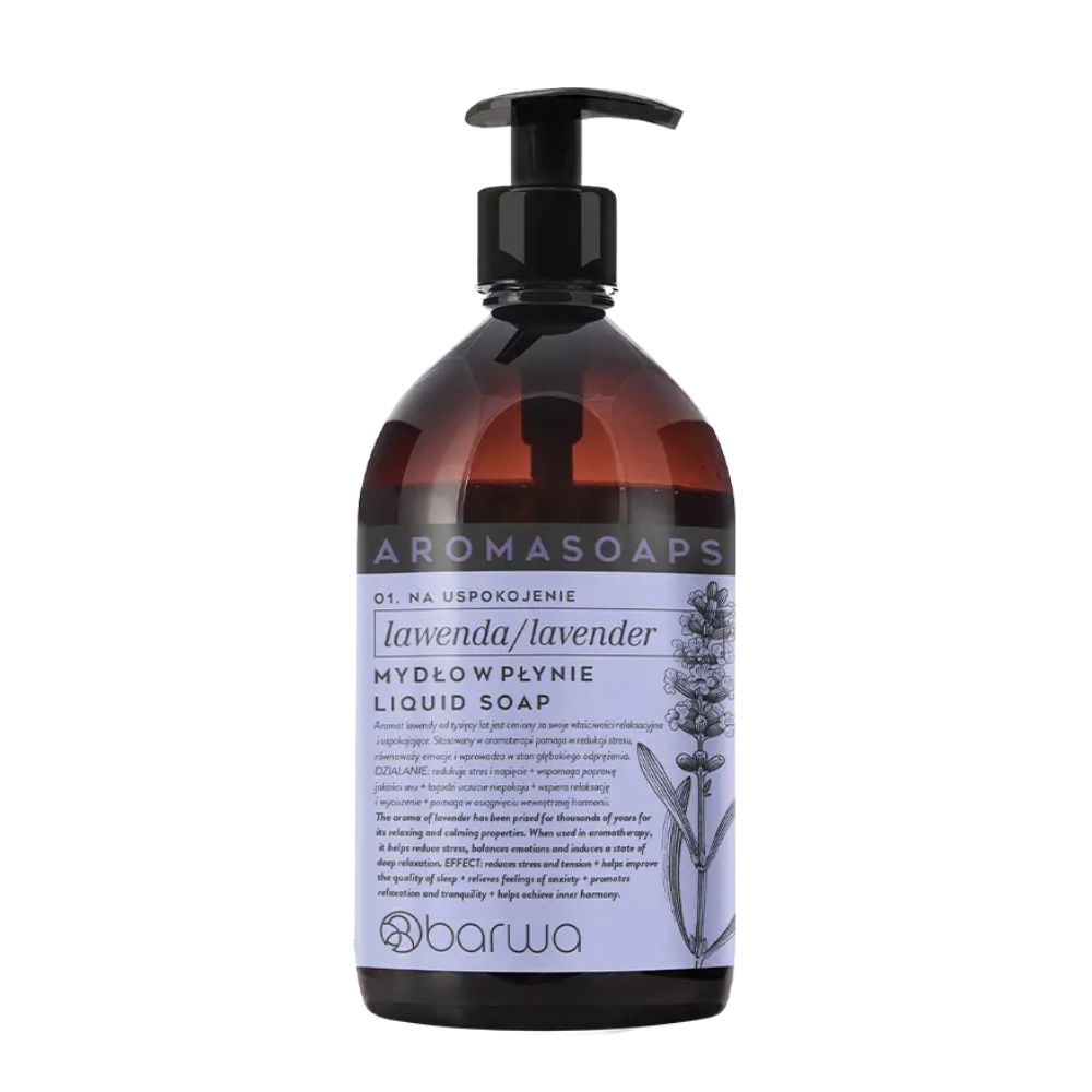 Barwa Aroma Soaps Mydło w płynie lawenda 500 ml