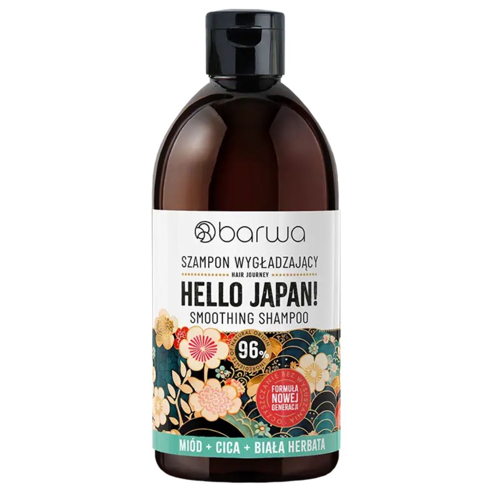 Barwa Hello Japan szampon wygładzający 380 ml