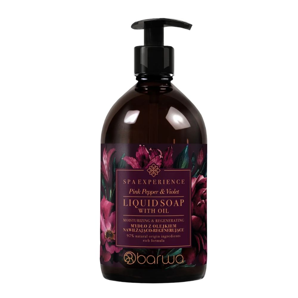 Barwa Spa Experience pink pepper & violet mydło w płynie 380 ml