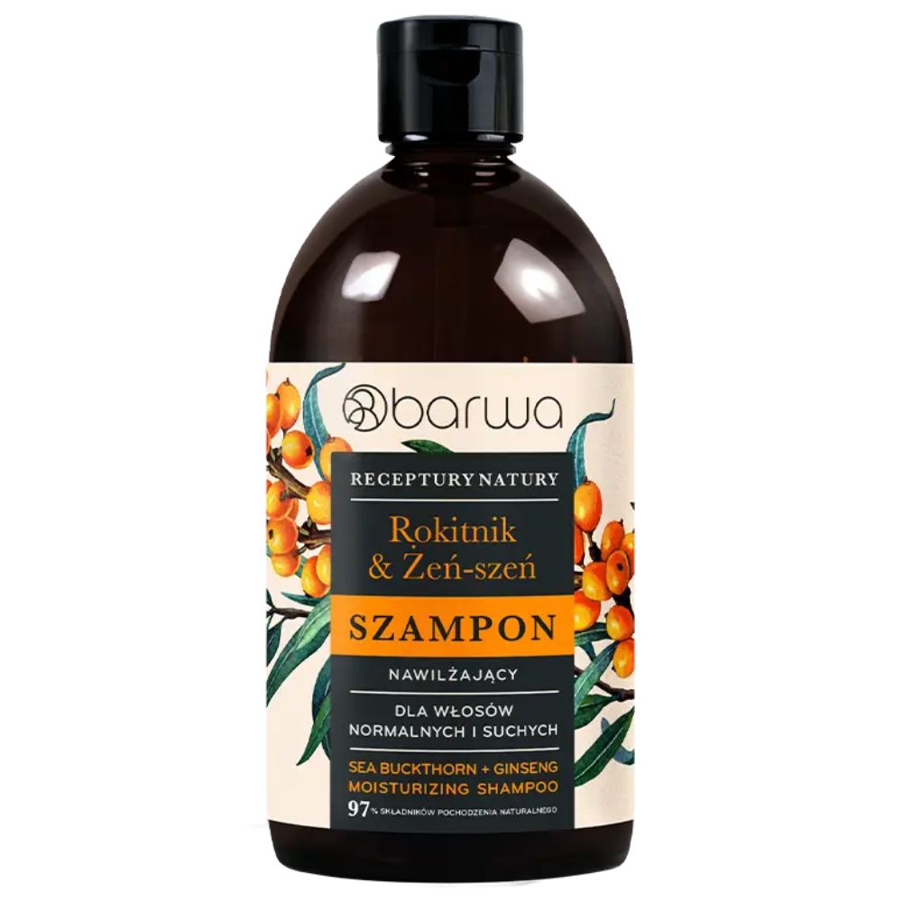 Barwa Rokitnik Żeń-szeń szampon 380 ml