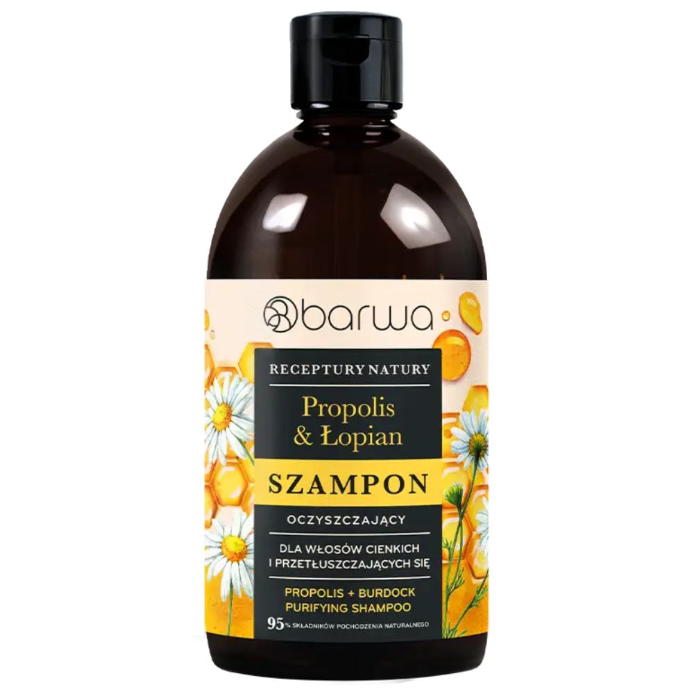 Barwa Propolis Łopian szampon oczyszczający 380 ml