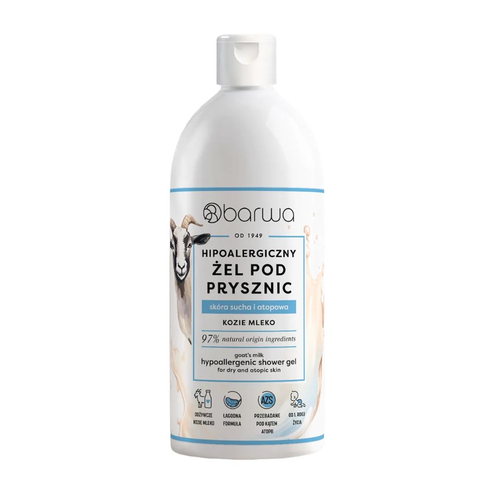 Barwa Hipoalergiczny żel pod prysznic kozie mleko 400 ml