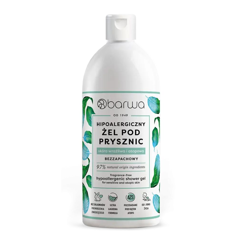 Barwa Hipoalergiczny żel pod prysznic bezzapachowy 400 ml
