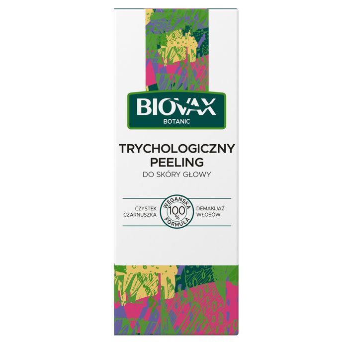 Biovax Botanic trychologiczny peeling do skóry głowy Czystek, Czarnuszka 125 ml main product photo