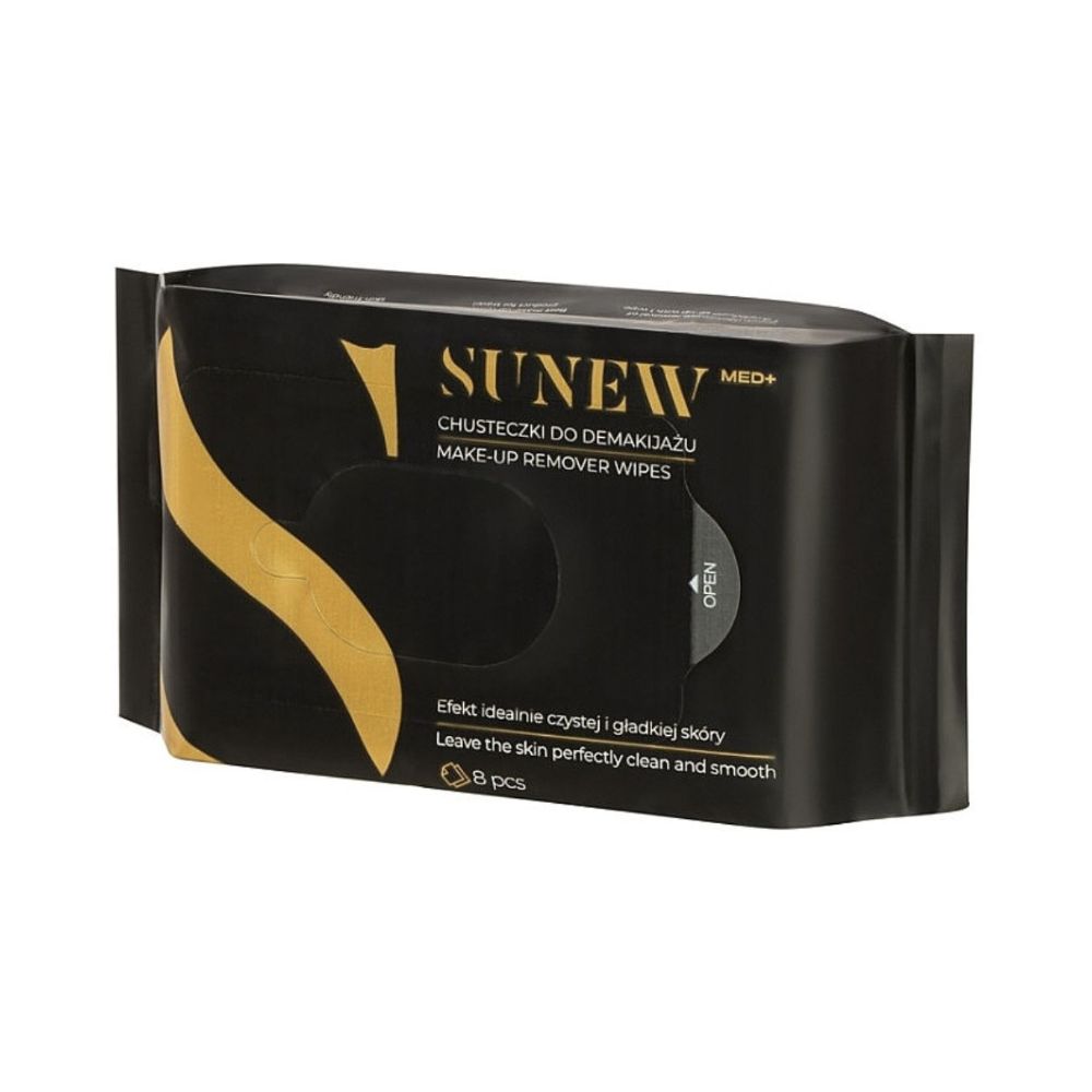 Make-Up Remover Wipes chusteczki do demakijażu Black 8 szt