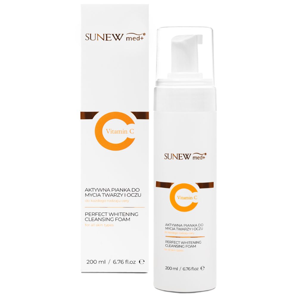 SunewMed+ pianka do mycia twarzy i oczu 200 ml