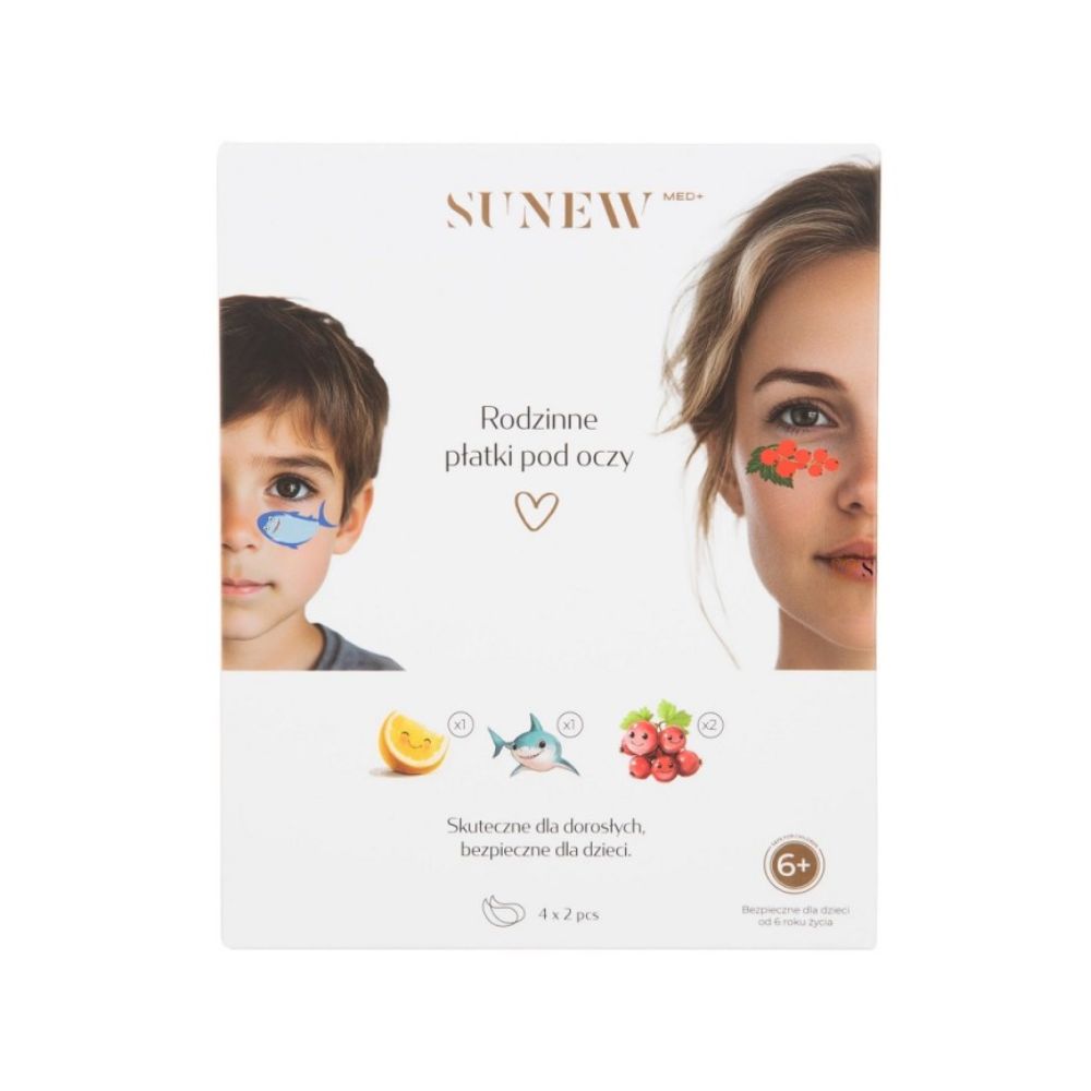 SunewMed+ Family Eye Patches Rodzinne Płatki pod Oczy 4 Szt
