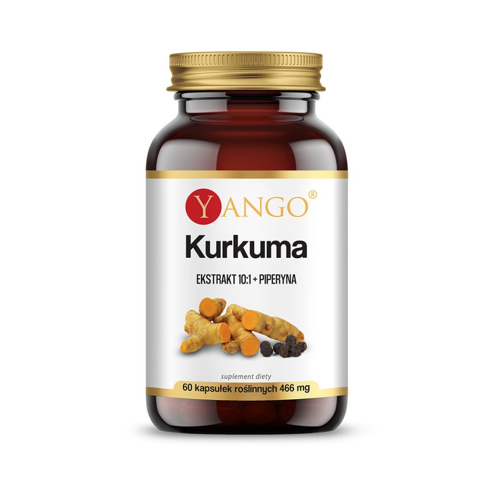 Yango Kurkuma ekstrakt z piperyną 60 kapsułek