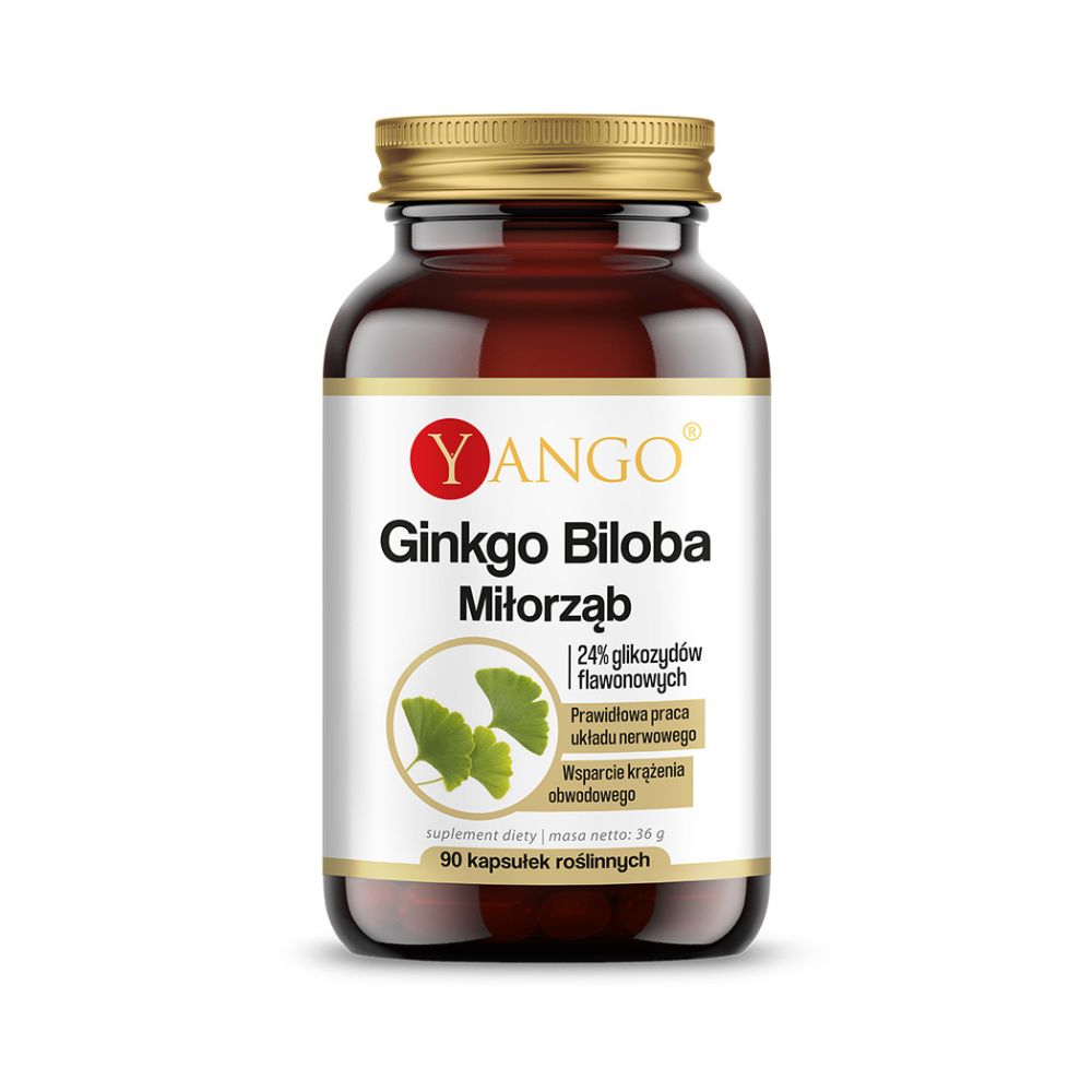 Yango Ginkgo Biloba miłorząb 90 kapsułek