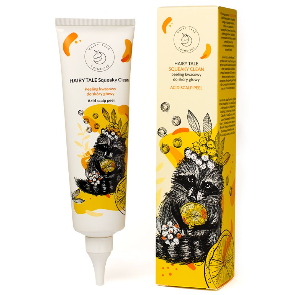 Hairy Tale Cosmetics Squeaky Clean peeling kwasowy 150 ml