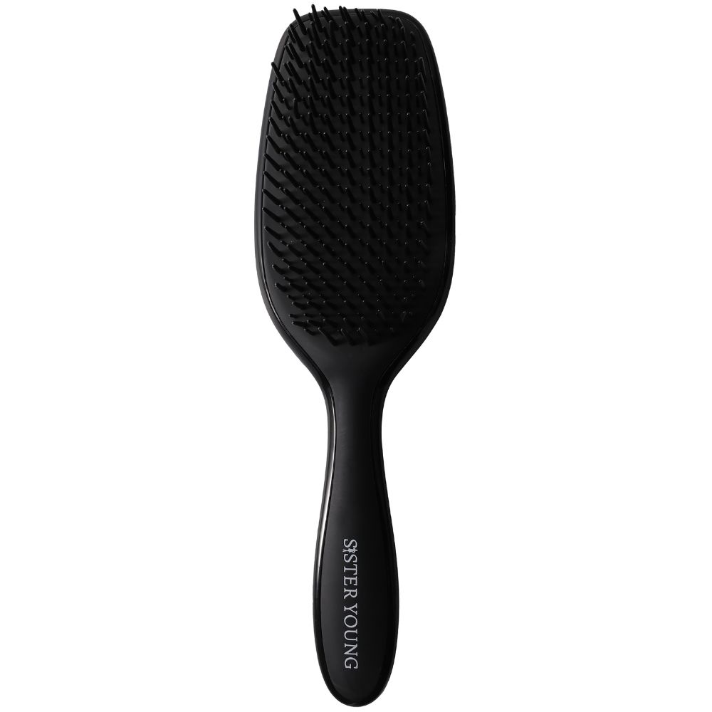 Sister Young Ayla Black szczotka do włosów z elastycznym włosiem 1 szt.