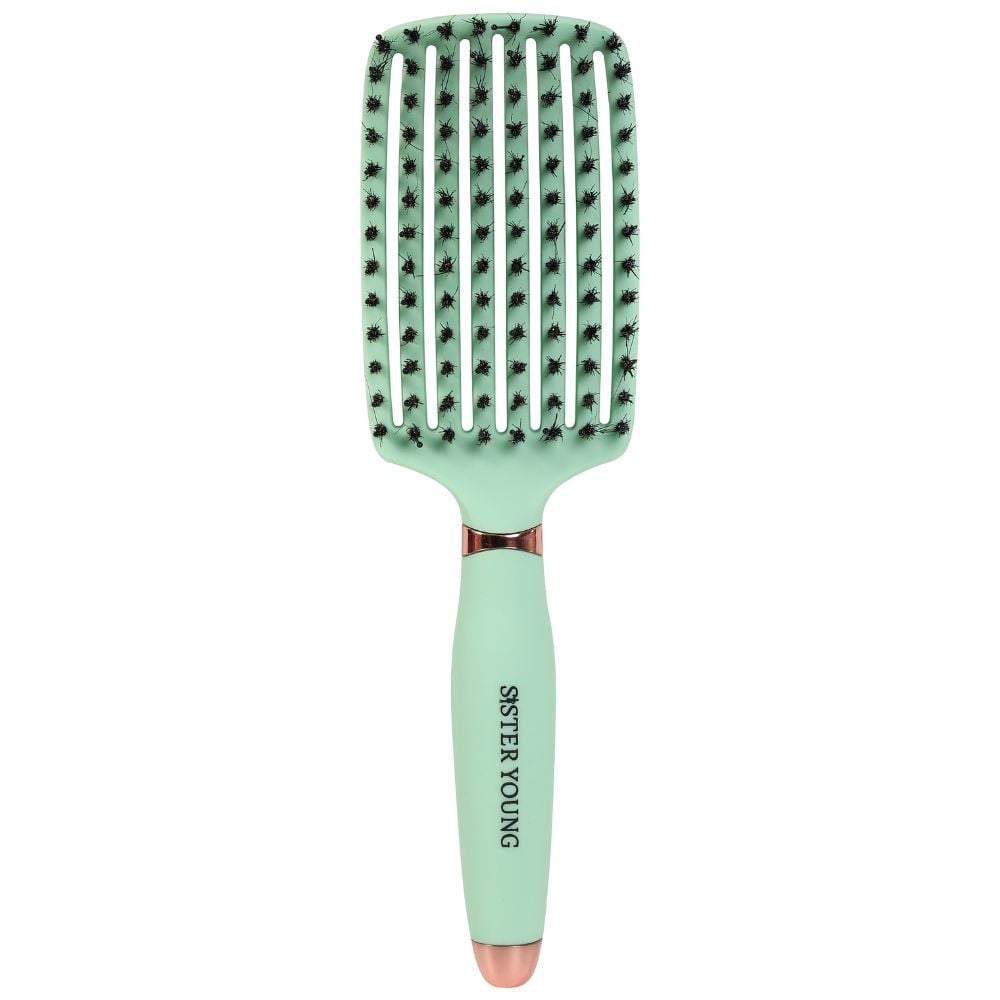 Sister Young Ovia Fresh Mint szczotka do włosów z włosiem dzika 1 szt.