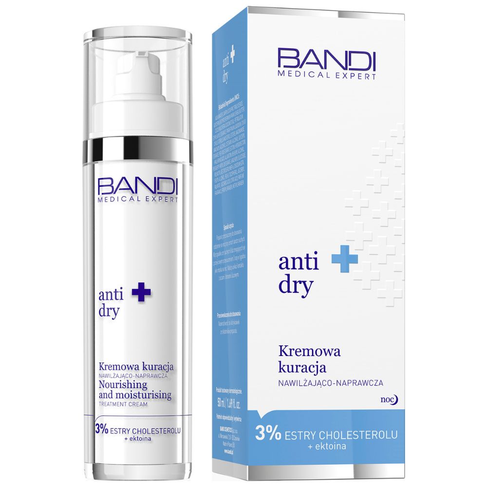 Bandi Medical Expert anti dry Kremowa kuracja nawilżająco-naprawcza 50 ml