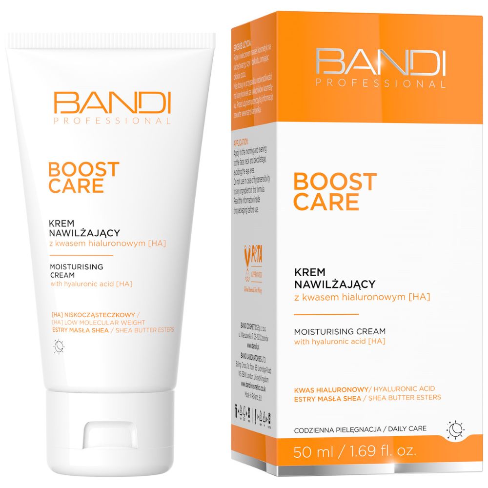 Bandi Boost care Krem nawilżający z kwasem hialuronowym 50ml
