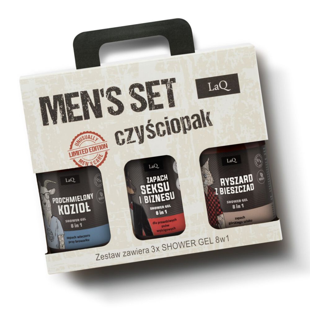 LaQ Men's Set Czyściopak Zestaw Ich Troje Bad Guys 1 sztuka