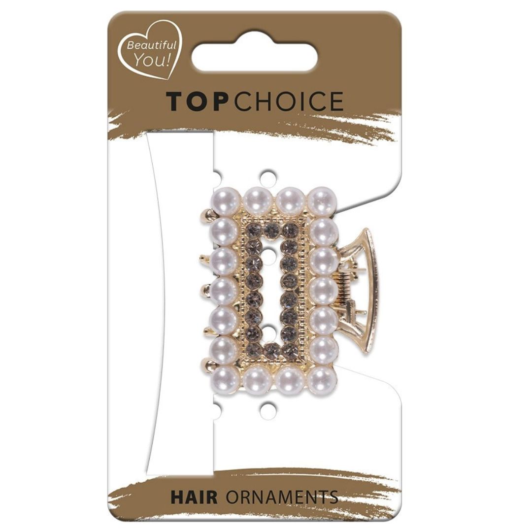 Top Choice klamra do włosów Zircons 1 szt.