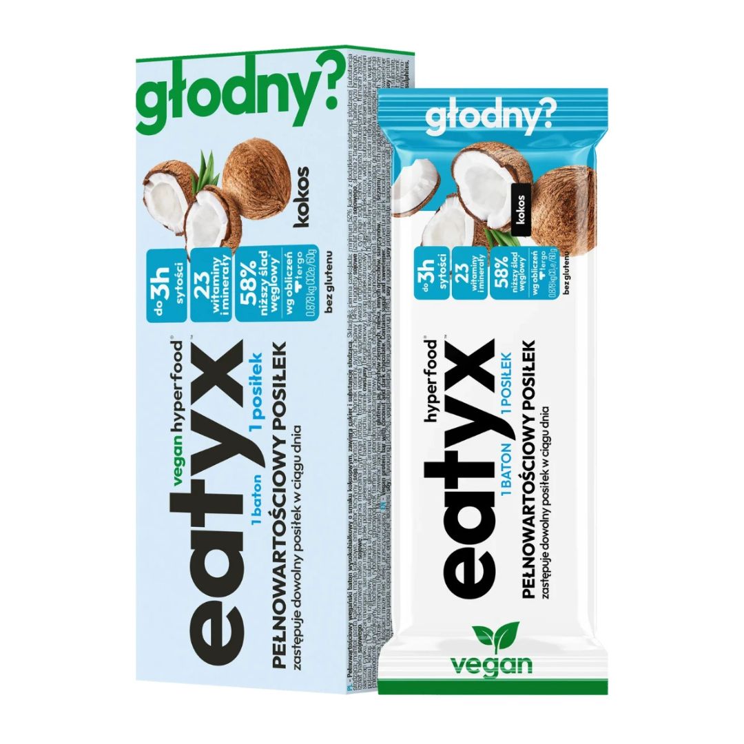 Eatyx posiłek vegan w formie batona kokos 60 g