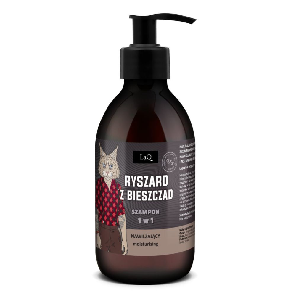 LaQ Ryszard z Bieszczad szampon dla facetów 1w1 300 ml