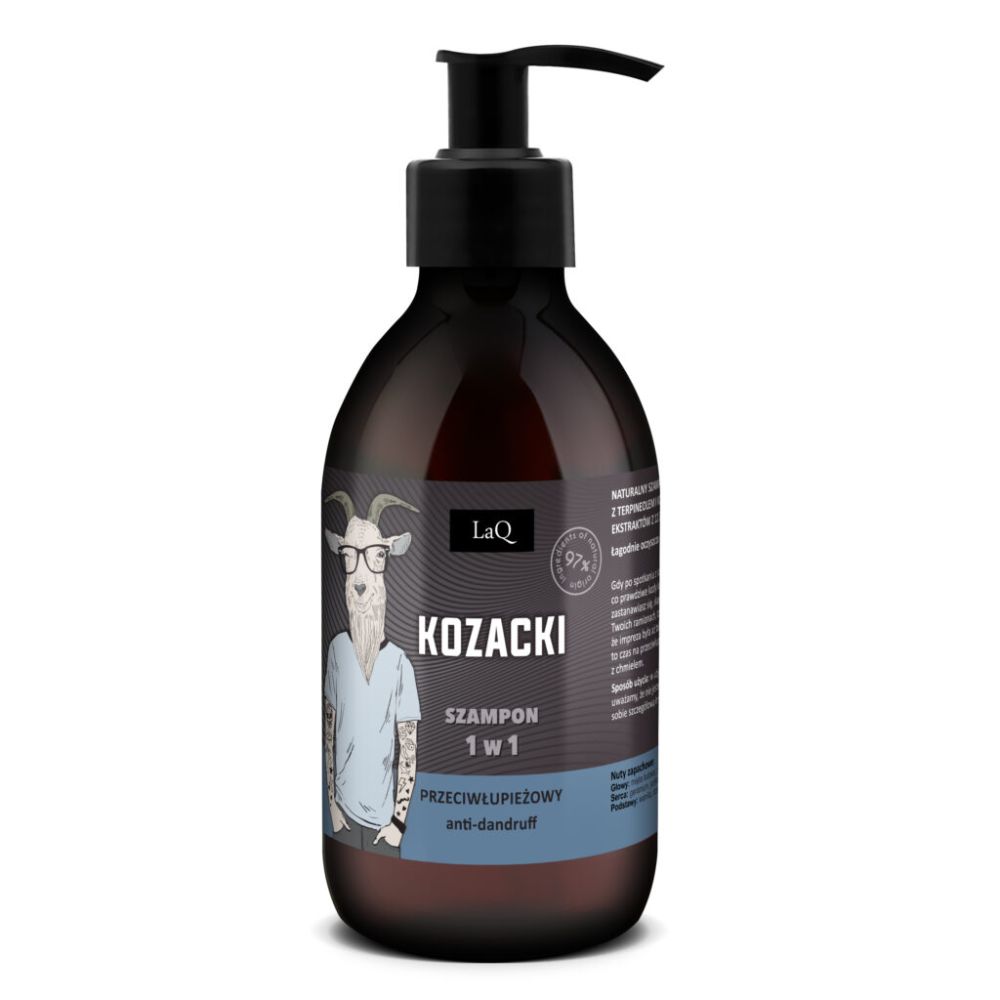 LaQ Kozacki szampon dla facetów 1w1 300 ml