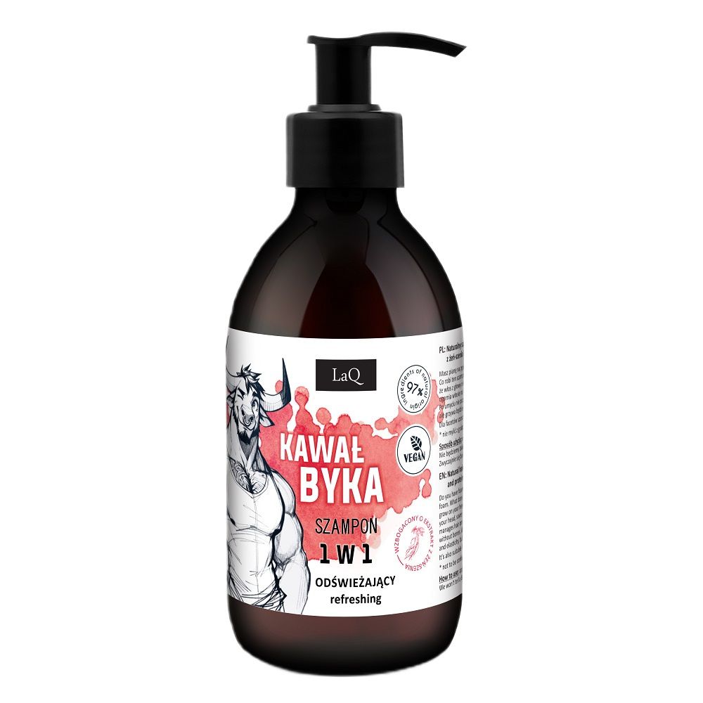 LaQ Kawał Byka odświeżający szampon do włosów 300 ml