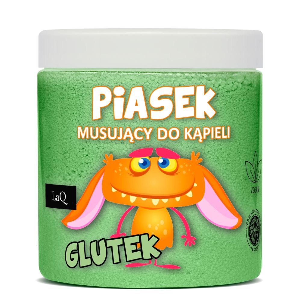 LaQ Piasek musujący do kąpieli Glutek 190g