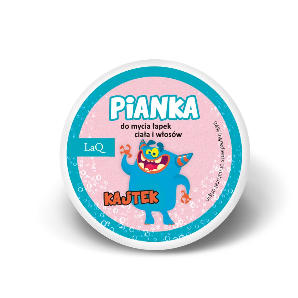 LaQ różowa pianka do mycia Kajtek 20 g