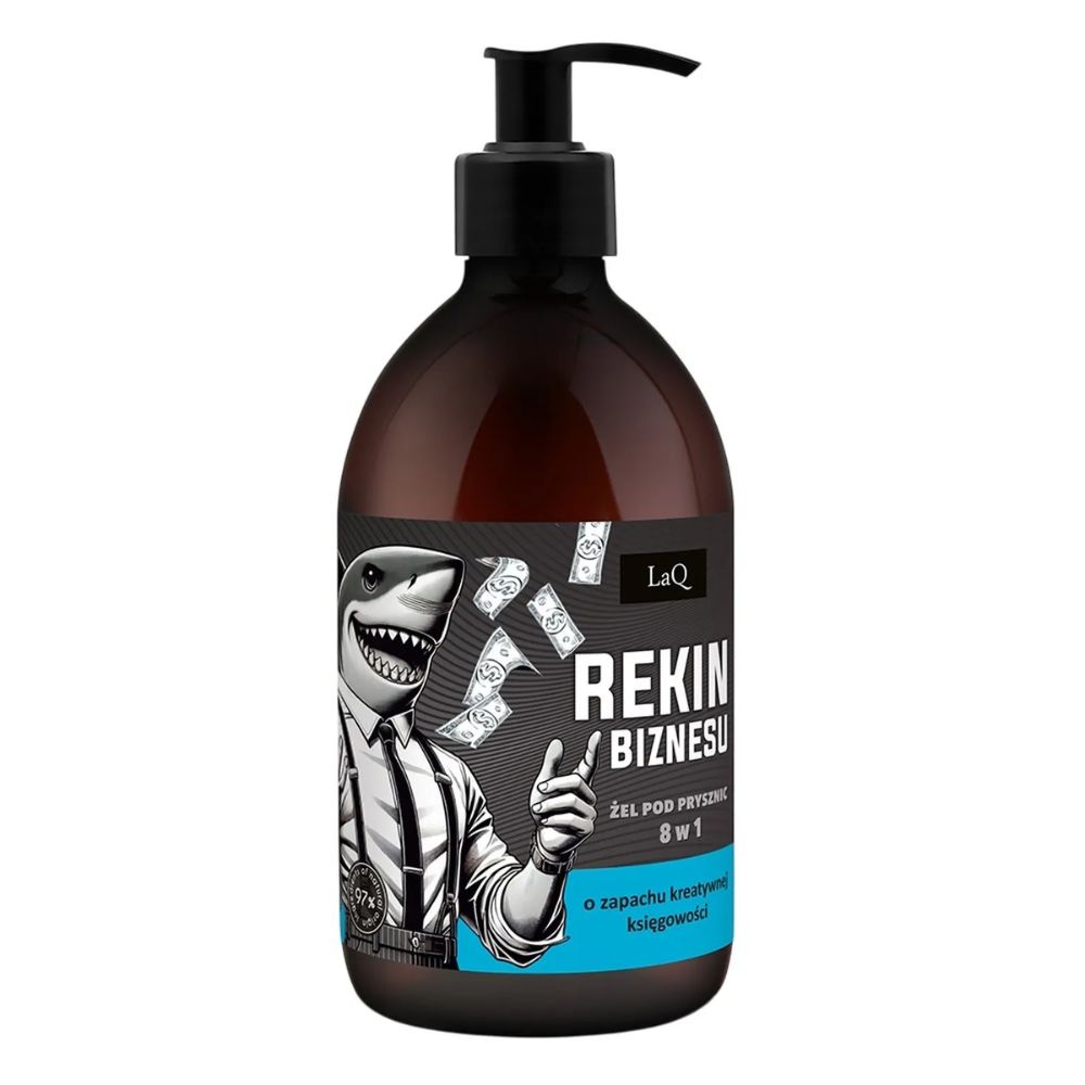 Zobacz większe LaQ Żel pod prysznic dla mężczyzn 8w1 Rekin Biznesu 500ml