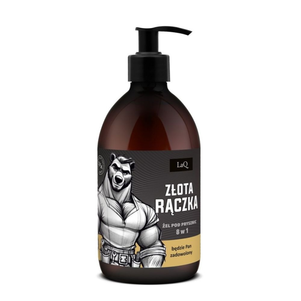LaQ Żel pod Prysznic dla Mężczyzn 8w1 złota Rączka 500 ml