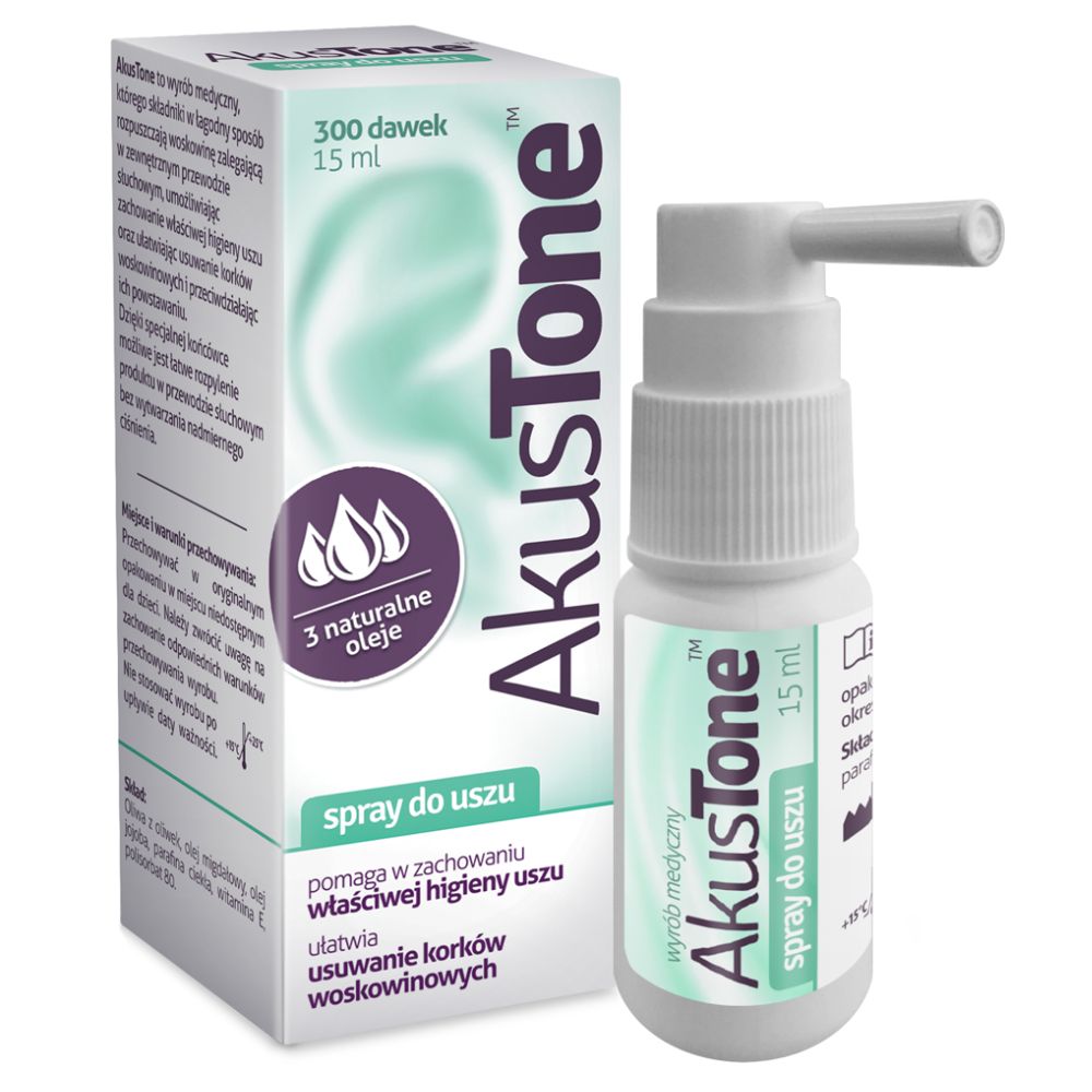 Aflofarm AkusTone spray do uszu 15 ml