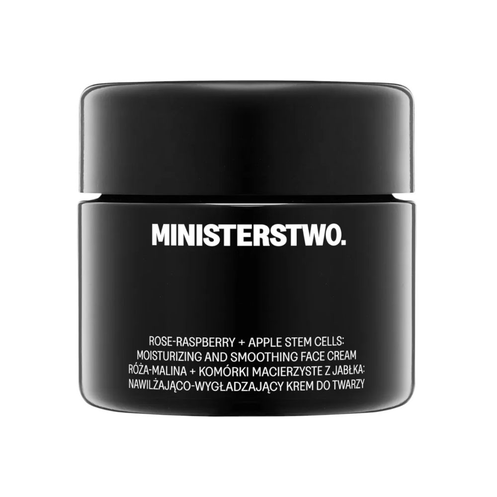 Ministerstwo Nawilżająco-wygładzający krem do twarzy, róża-malina 50 ml