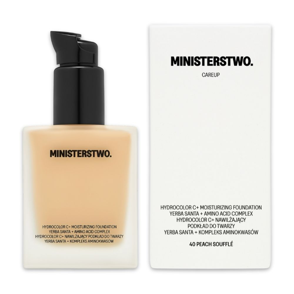 Ministerstwo. No. 40 Peach Soufflé - nawilżający podkład do twarzy 30 ml