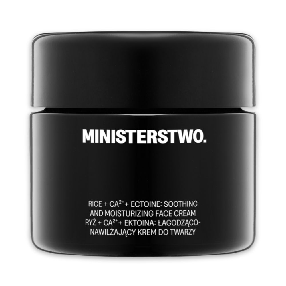 Ministerstwo. Ryż+Ektoina: łagodzący krem do twarzy 50 ml