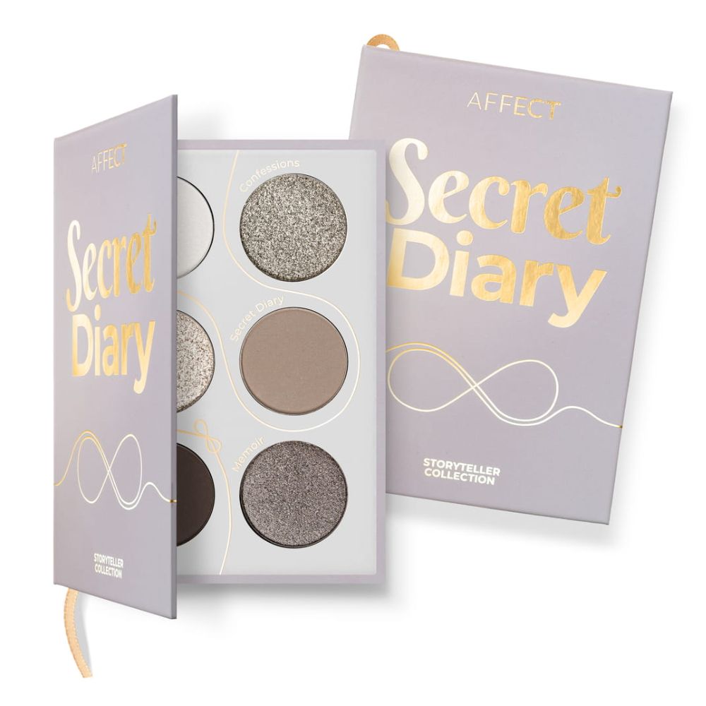 Affect Secret Diary mini paleta cieni do oczu 7,8 g