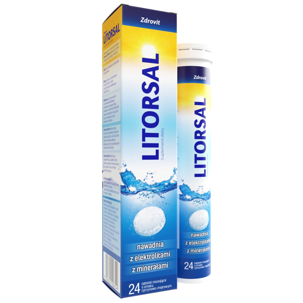 Zdrovit Litorsal tabletki musujące 24 sztuki