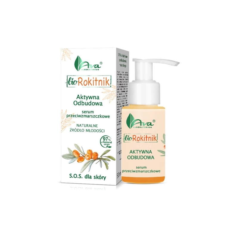 AVA serum przeciwzmarszczkowe do twarzy Aktywna Odbudowa Bio Rokitnik 50 ml