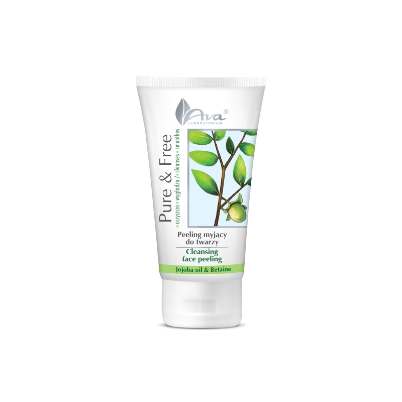 AVA peeling myjący do twarzy Pure&Free 150 ml