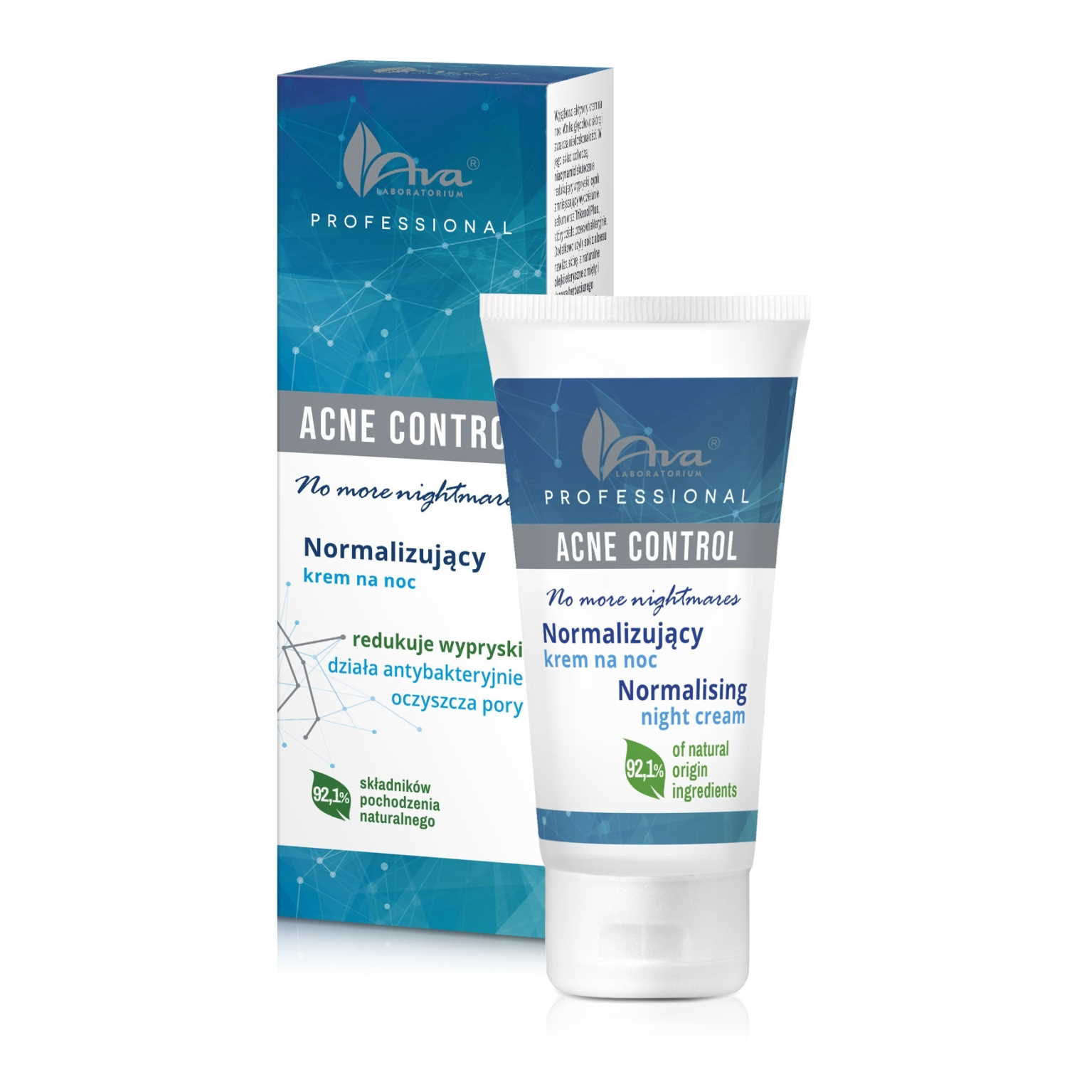 ACNE CONTROL AVA NORMALIZUJACY krem na noc 50ML