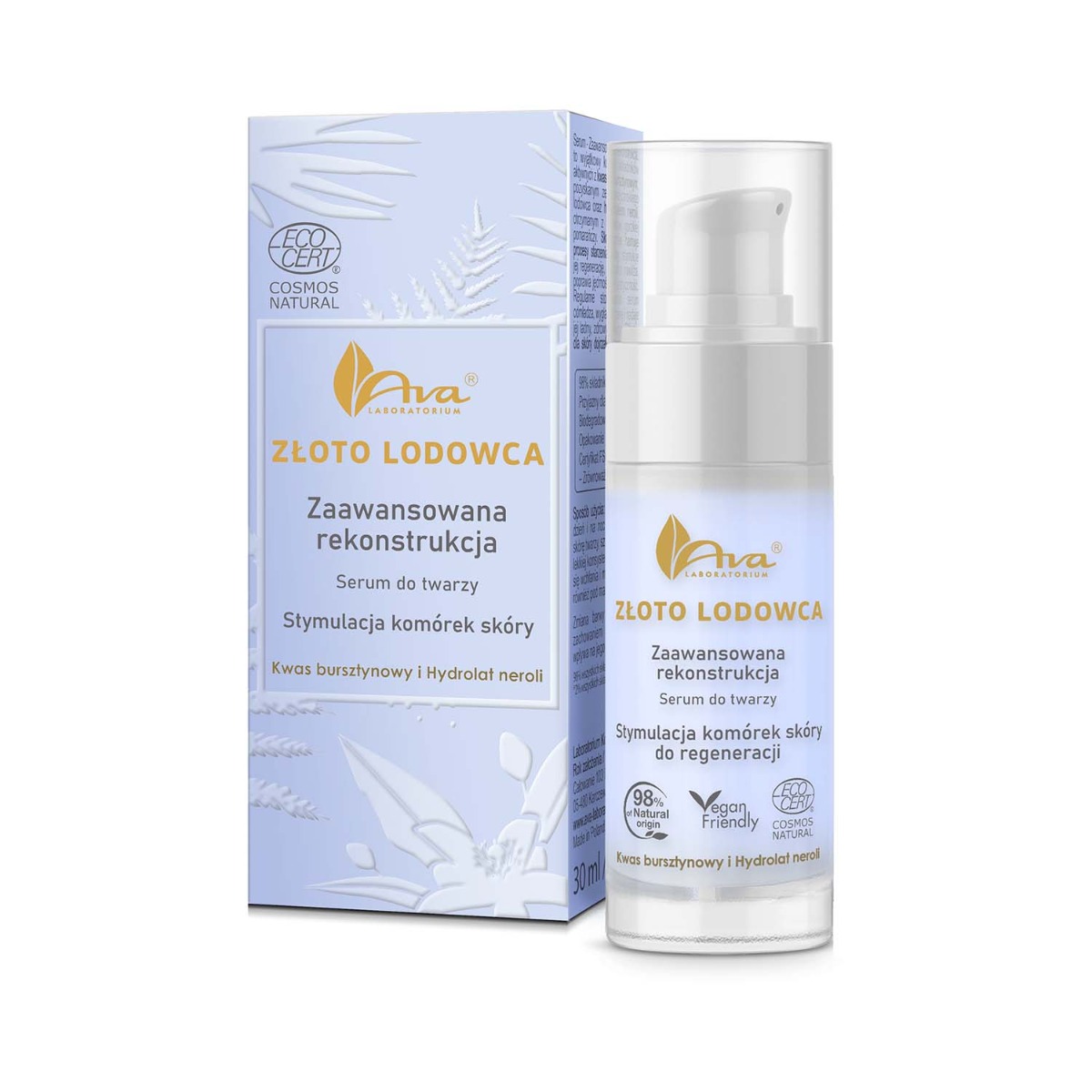 AVA serum do twarzy Złoto Lodowca 30 ml