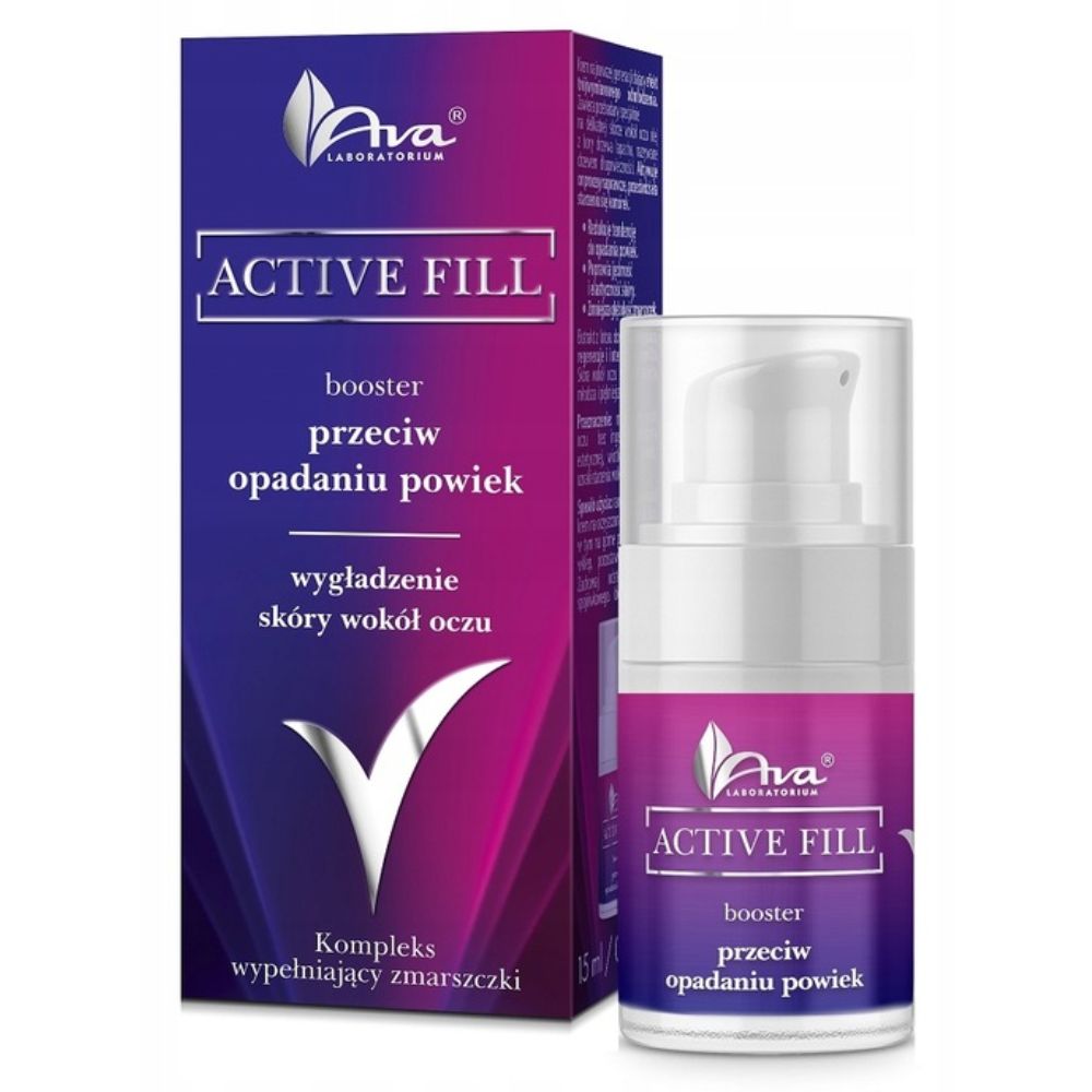 AVA Active Fill booster przeciw opadaniu powiek 15 ml
