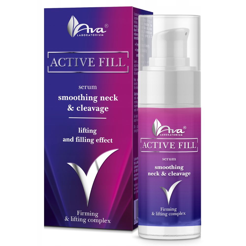 AVA Active Fill serum wygładzające szyję i dekolt 30 ml